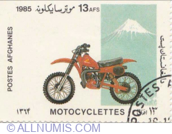 13 Afghani 1985 - Motocicleta Honda