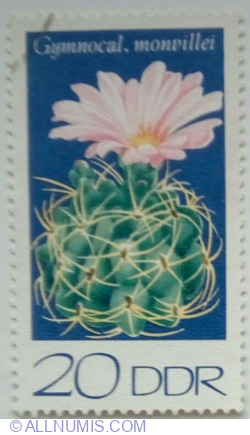 20 Pfennig 1974 - Monville's humpback cactus (Gymnocalycium monvillei)