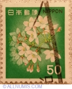 50 Yen 1980 - Cherry Blossoms