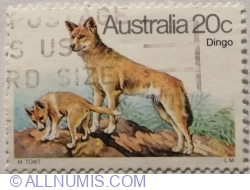 Image #1 of 20 Cent 1980 - Dingo (Canis lupus dingo)