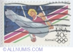 Image #1 of 40 Cents 1983 - Olympics 84 - Gymnastics Rings