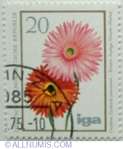 20 Pfennig 1975 - Barberton Daisy (Gerbera jamesonii)