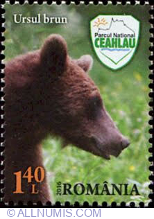 1.40 Lei - Brown bear (Ursus arctos)