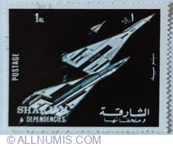 Image #1 of 1 Riyal 1972 - Apollo 11