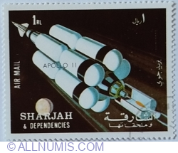 Image #1 of 1 Riyal 1972 - Apollo 11