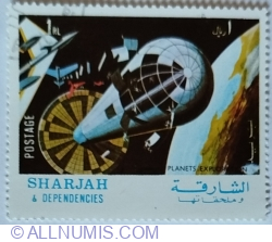 1 Riyal 1972 - Assembling a Space Station