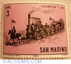 Image #1 of 3 Lire 1964 - Locomotion (1825)