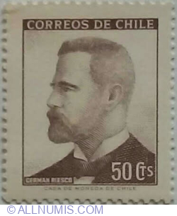 Image #1 of 50 Centésimo 1966 - German Riesco (1854-1916)