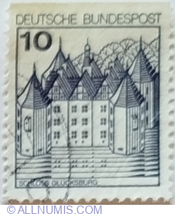 Image #1 of 10 Pfennig 1977 - Glücksburg Castle