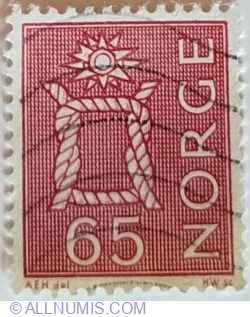Image #1 of 65 øre 1968 - Landsmotieven