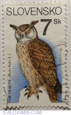 Image #1 of 7 Coroane 1994 - Eurasian Eagle-owl (Bubo bubo)