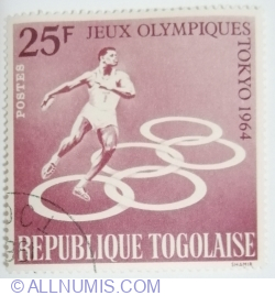 25 Francs 1964 - Discus Throwing