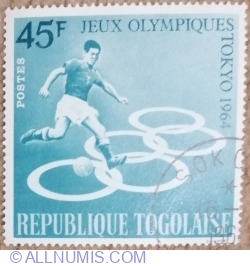 Image #1 of 45 Francs 1964 - Football