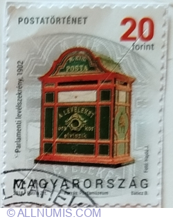 20 Forint 2018 - Mailbox in Parliament Building, 1902
