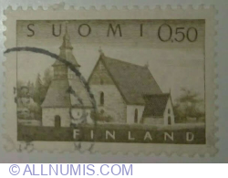 Image #1 of 0,50 Markka 1963 - Lammi Church