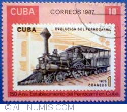 10 Pesos 1987 - Evoluția căii ferate