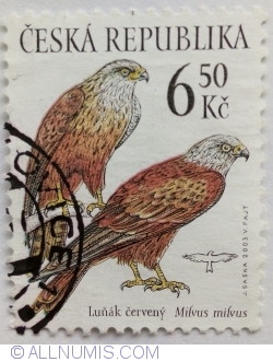 Image #1 of 6,50 Kč 2003 - Red kite (Milvus Milvus)