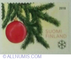 Image #1 of Christmas º 2018 - Red Christmas Ornament