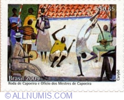Image #1 of 0.65 Reals 2009 - Roda de Capoeira e Oficio dos Mestres de Capoeira