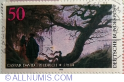 Image #1 of 50 Pfennig 1974 - Birth Bicentenary of Caspar David Friedrich (1774-1840)