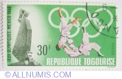 30 Francs 1968 - Judo