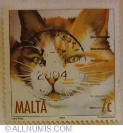 Image #1 of 7 Cents 2004 - Tortoiseshell (Felis silvestris catus)