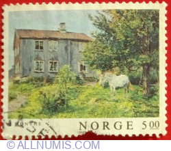Image #1 of 5 Coroane 1987 - "The Farm", Gerhard Munthe (1849-1929