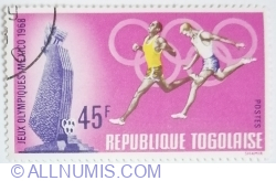 Image #1 of 45 Francs 1968 - Running Course
