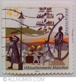Image #1 of 45 Euro Cent 2003 - Viktualienmarkt München