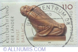 110 Pfennig 1999 - "Old Woman Laughing", Ernst Barlach (1870-1938)