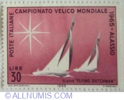 Image #1 of 30 Lire 1965 - Class Boats - Flying Dutchman