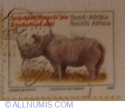 Image #1 of Standardised º 1993 - Black Rhinoceros (Diceros bicornis)