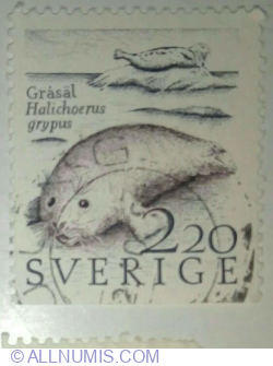 2,20 Kronor 1988 - Grey Seal (Halichoerus grypus)