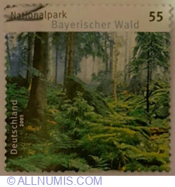 55 Eurocent 2005 - Bavarian Forest national park