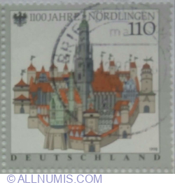 110 Pfennig 1998 - 1100th Anniversary of Nördlingen