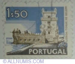 1,50 Escudo 1972 - Belem Tower, Lisboa