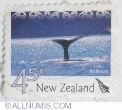 45 Cents 2004 - Kaikoura Whale watching - Booklet Issue