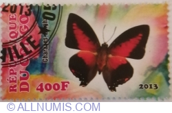 400 Franci 2013 - Charaxes zingha - Mărci ilegale