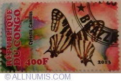 400 Franci 2013 - Cyrestis camillus - Illegal Issue