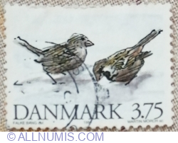 Image #1 of 3,75 Kroner 1994 - House Sparrow (Passer domesticus)