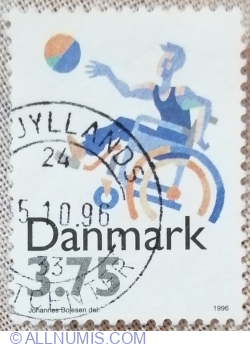 Image #1 of 3,75 Kroner 1996 - Disabled Basketball Player