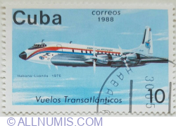 10 Centavo 1988 - Douglas DC-7 (Habana Luanda 1975)