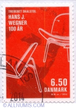 Image #1 of 6.50 Krone - Hans Wegner and the three-legged shell chair 2014