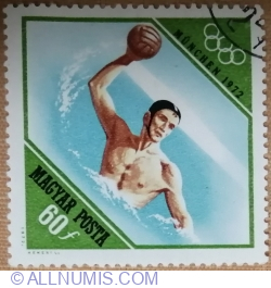60 fillér 1972 - Water-polo