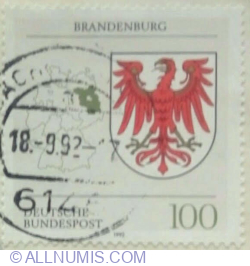 Image #1 of 100 Pfennig 1992 - Brandenburg Coat of Arms