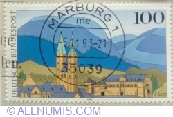 Image #1 of 100 Pfennig 1993 - Harz Mountain Range