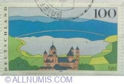 Image #1 of 100 Pfennig 1996 - Maria Laach Abbey, Eifel Region of the Rhineland-Palatinate