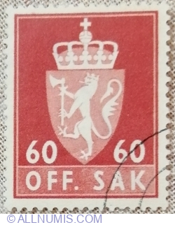 Image #1 of 60 øre 1964 - OFF. SAK I