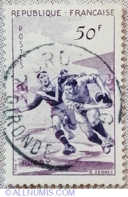 50 Franci 1956 - Rugby