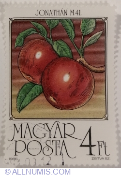 4 Forint 1986 - Apples